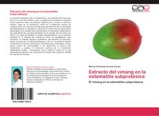 Capa do livro de Extracto del vimang en la estomatitis subprotésica 