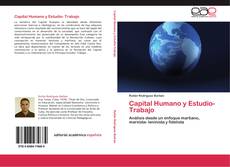 Capa do livro de Capital Humano y Estudio- Trabajo 