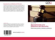 Capa do livro de Aproximación a la Didáctica del Derecho. 