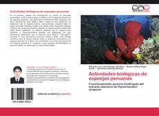 Capa do livro de Actividades biológicas de esponjas peruanas 