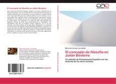 El concepto de filosofía en Julián Besteiro kitap kapağı