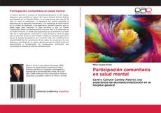 Portada del libro de Participación comunitaria en salud mental