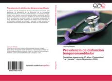 Prevalencia de disfunción témporomandibular kitap kapağı