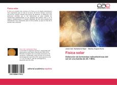 Bookcover of Física solar