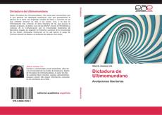 Buchcover von Dictadura de Ultimomundano