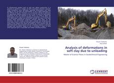 Buchcover von Analysis of deformations in soft clay due to unloading