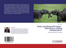 Portada del libro de State and Nonprofit Sector - Reluctant or willing collaborators?
