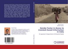 Capa do livro de Gender Factor in Access to Livestock based Information in India 