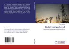 Bookcover of Italian energy abroad