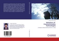 Capa do livro de Adoption of   Communication Technologies 