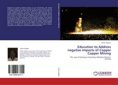 Buchcover von Education to Address negative impacts of Copper Copper Mining