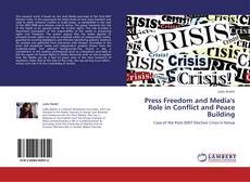Capa do livro de Press Freedom and Media's Role in Conflict and Peace Building 