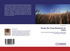 Capa do livro de Study On Crop Research In India 