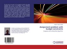 Assignment problem with budget constraints kitap kapağı