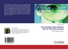 Bookcover of Knowledge Organization Search Interface Design