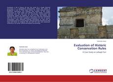 Capa do livro de Evaluation of Historic Conservation Rules 