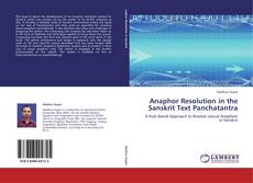 Обложка Anaphor Resolution in the Sanskrit Text Panchatantra