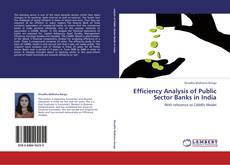 Capa do livro de Efficiency Analysis of Public Sector Banks in India 