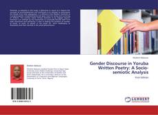 Portada del libro de Gender Discourse in Yoruba Written Poetry: A Socio-semiotic Analysis