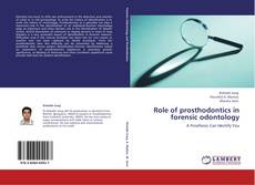 Buchcover von Role of prosthodontics in forensic odontology