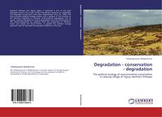 Degradation - conservation - degradation kitap kapağı