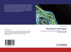 Bookcover of Numerical techniques