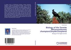 Buchcover von Biology of the Termite Microcerotermes championi(Snyder)(Isoptera)
