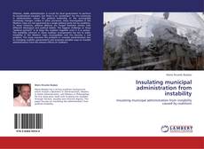 Capa do livro de Insulating municipal administration from instability 