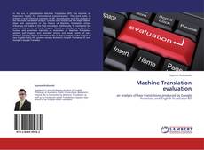 Machine Translation evaluation kitap kapağı