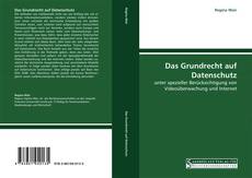 Bookcover of Das Grundrecht auf Datenschutz