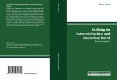 Portada del libro de Stalking im österreichischen und deutschen Recht