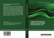 Legal Commentary International Public Procurement Law的封面