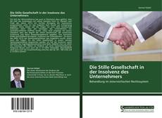 Bookcover of Die Stille Gesellschaft in der Insolvenz des Unternehmers