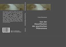 Buchcover von Von der Klassifikation der psychichen Phänomene
