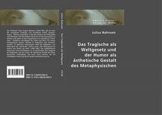 Buchcover von Das Tragische als Weltgesetz und der Humor als ästhetische Gestalt des Metaphysischen