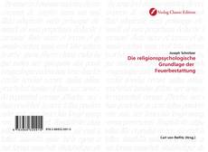 Buchcover von Die religionspsychologische Grundlage der  Feuerbestattung