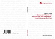 Elementare Theorie der analytischen Functionen einer  complexen Veränderlichen kitap kapağı