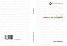 Capa do livro de Handbuch der Zendsprache 
