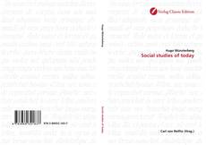Bookcover of Social studies of today