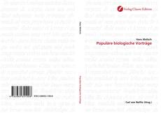 Populäre biologische Vorträge kitap kapağı