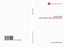 Bookcover of Das Problem der Individualität