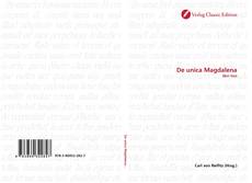 Capa do livro de De unica Magdalena 