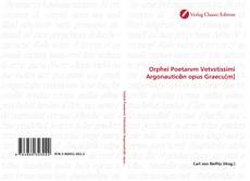 Capa do livro de Orphei Poetarvm Vetvstissimi Argonauticōn opus Graecu[m] 