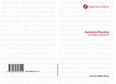 Capa do livro de Aulularia Plautina 