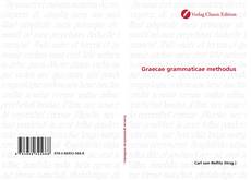 Couverture de Graecae grammaticae methodus