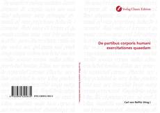 Capa do livro de De partibus corporis humani exercitationes quaedam 