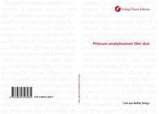 Capa do livro de Priorum analyticorum libri duo 