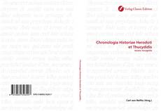 Couverture de Chronologia Historiae Herodoti et Thucydidis