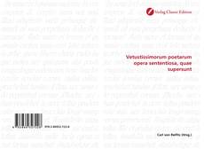 Couverture de Vetustissimorum poetarum opera sententiosa, quae supersunt