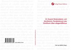 Capa do livro de D. Erasmi Roterodami, uiri doctissimi, Parabolarum seu Similium Liber elegantißimus 